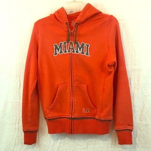 Miami zip up jacket hoodie by Nike Sz small 4/6